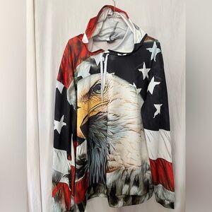 Men’s USA EAGLE HOODIE new, never worn America NWOT